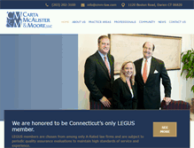 Tablet Screenshot of cmm-law.com